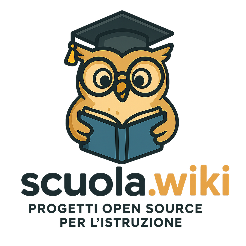 Gufo con un libro aperto